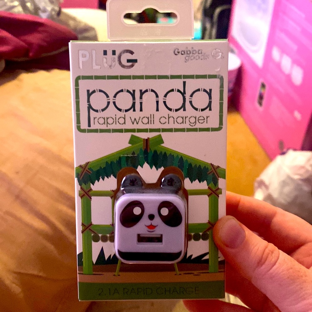 Adorable rapid wall charger block